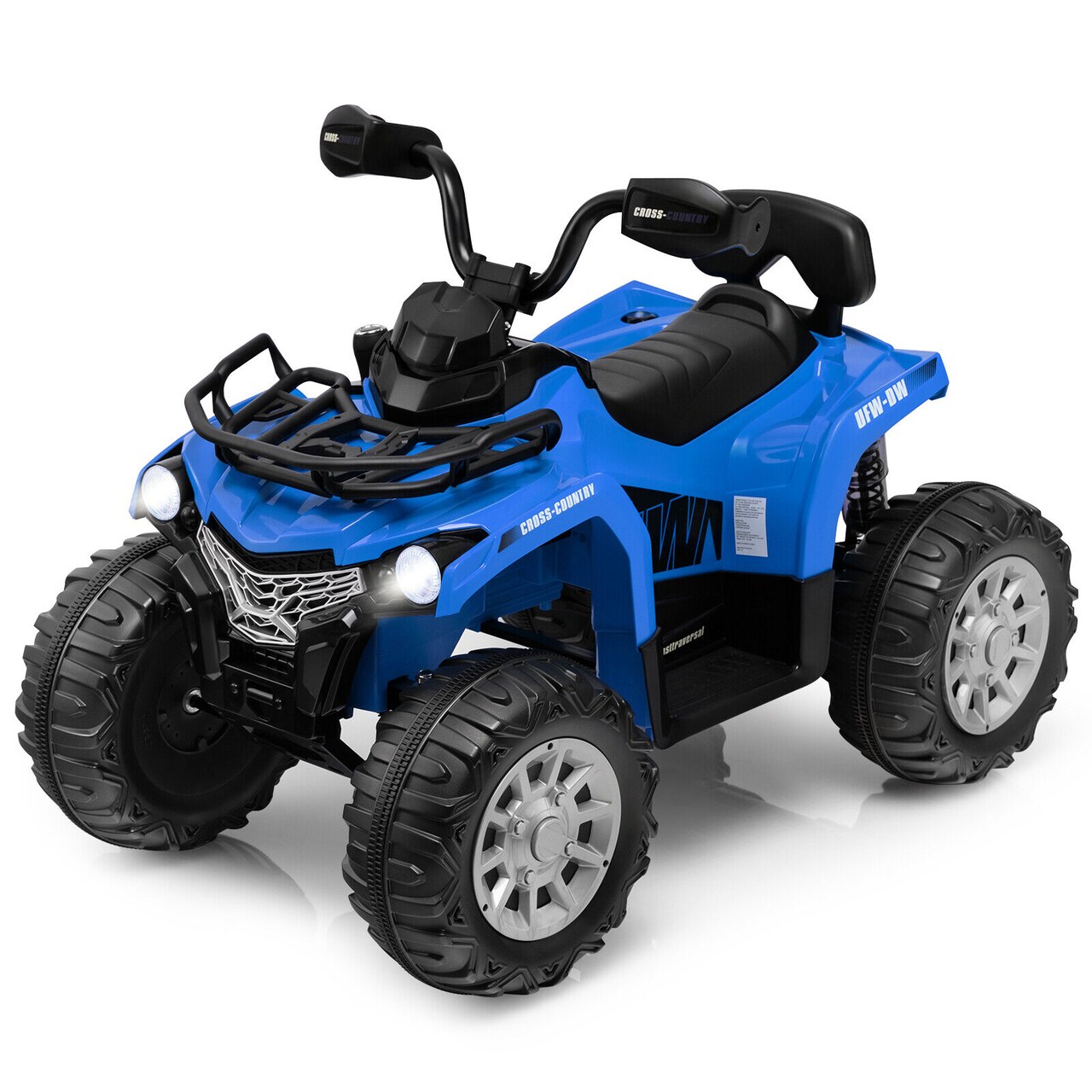 Kids Ride On Car Toy 4 Wheeler with MP3 and Headlights Ideal Gift for Birthdays or Christmas